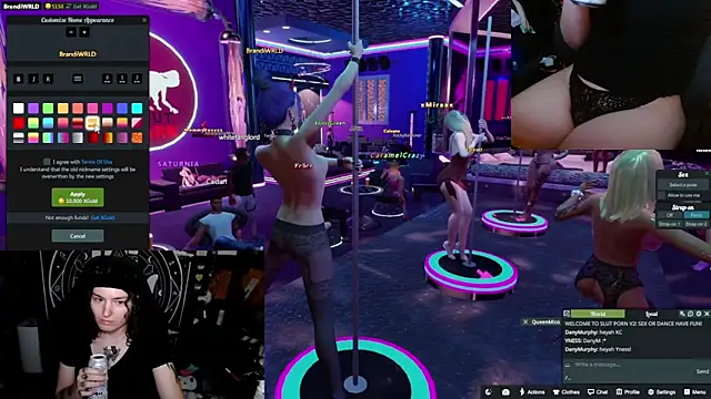 Snapshot of BrandiWRLD_999 chatting on September 12, 2025, 6:07 pm BrandiWRLD 999 online show from September 12, 2025, 6:07 pm