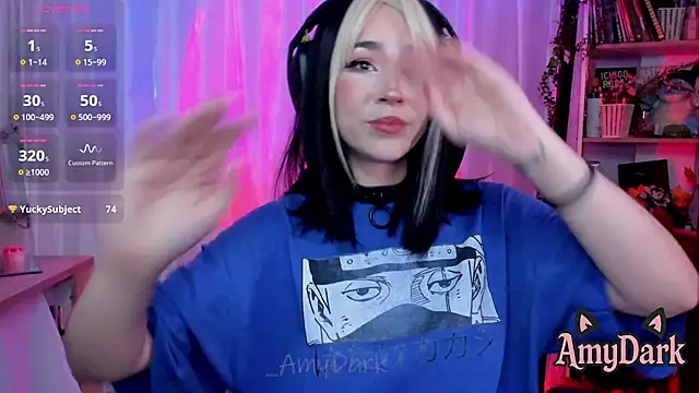  AmyDark online show from November 4, 2025, 7:50 pm