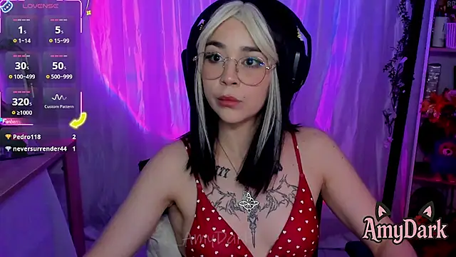  AmyDark online show from October 23, 2025, 2:32 am