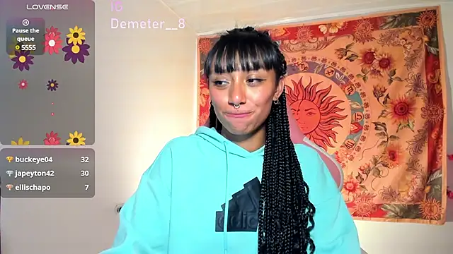 Snapshot of Demeter__ chatting on February 19, 2025, 2:01 am Demeter online show from February 19, 2025, 2:01 am