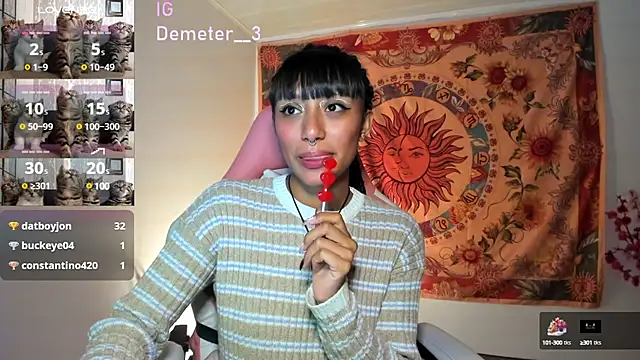 Snapshot of Demeter__ chatting on February 12, 2025, 11:30 pm Demeter online show from February 12, 2025, 11:30 pm