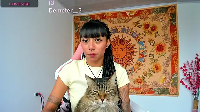 Snapshot of Demeter__ chatting on February 12, 2025, 7:45 pm Demeter online show from February 12, 2025, 7:45 pm