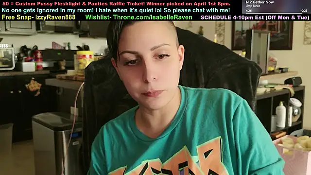 IsabelleRaven online show from March 19, 2026, 9:37 pm