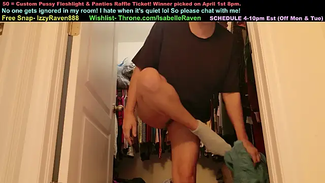 IsabelleRaven online show from March 27, 2026, 6:09 pm