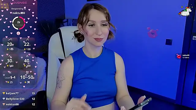 AliceBYKiss online show from March 14, 2025, 4:51 pm