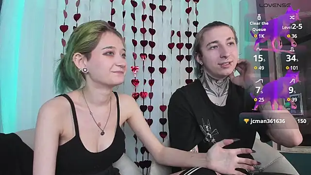 Snapshot of Milten-Trish chatting on March 10, 2025, 3:45 am Milten-Trish online show from March 10, 2025, 3:45 am
