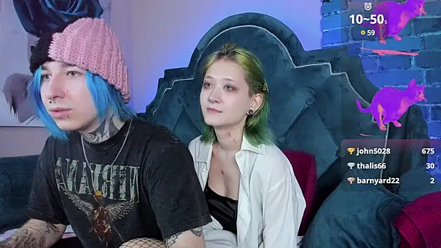 Snapshot of Milten-Trish chatting on February 2, 2025, 3:43 am Milten-Trish online show from February 2, 2025, 3:43 am