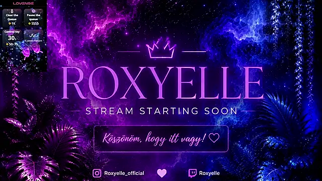 roxyyyrose online show from July 9, 2026, 9:14 pm