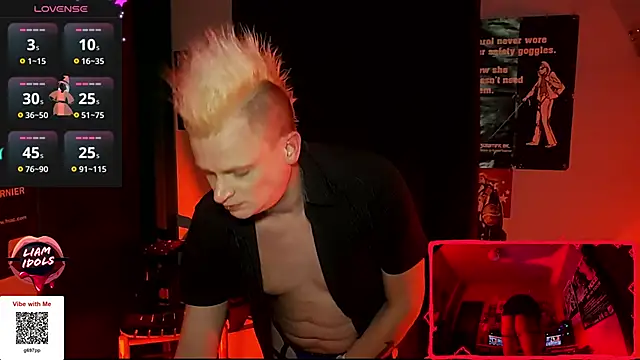 LiamIdols online show from January 16, 2025, 6:35 am