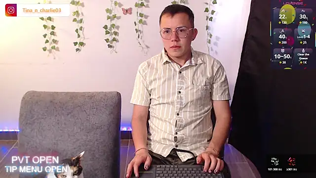 Tina 4 Charlie online show from May 18, 2026, 3:28 pm