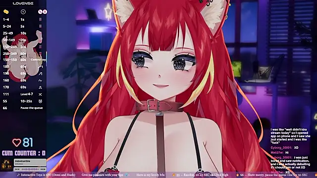 LewdKira VT online show from March 29, 2026, 6:20 pm