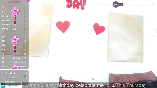 meganjobss online show from March 4, 2025, 6:50 pm