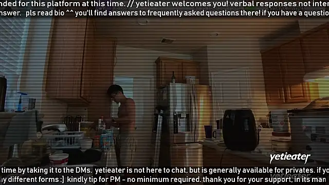 Snapshot of yetieater chatting on July 14, 2026, 6:03 pm yetieater online show from July 14, 2026, 6:03 pm