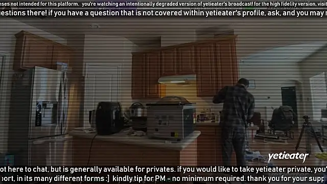 Snapshot of yetieater chatting on January 23, 2025, 5:10 pm yetieater online show from January 23, 2025, 5:10 pm