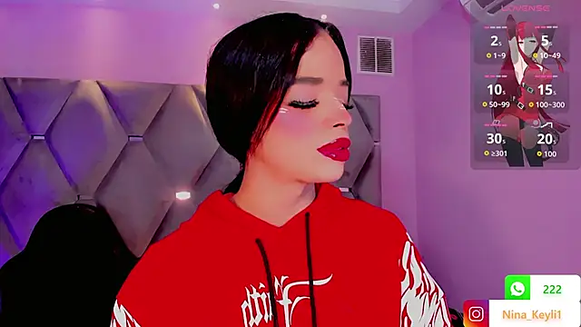 Nina Keyli online show from October 14, 2025, 7:58 pm