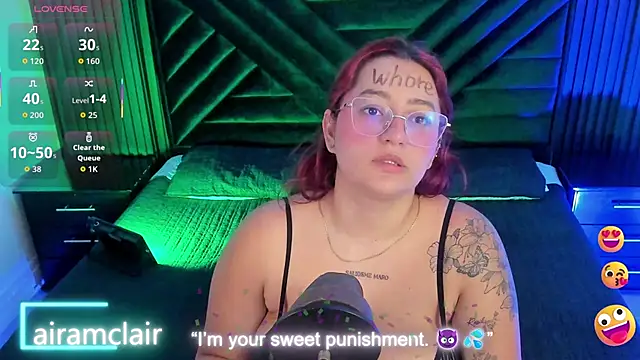 airamclair online show from November 11, 2025, 10:26 pm