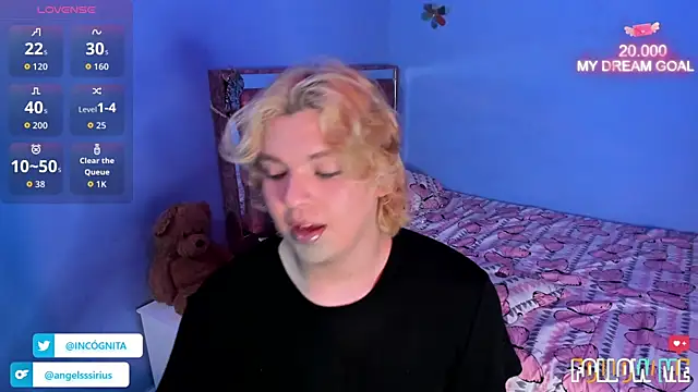 adam angelssss online show from October 23, 2025, 6:50 pm