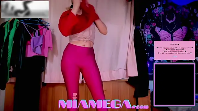 MiaMega online show from April 27, 2026, 12:03 pm