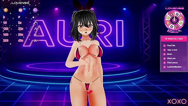 Auri Hikaru online show from January 14, 2026, 7:39 pm