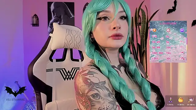 VelvetVampiree online show from November 26, 2025, 3:50 am