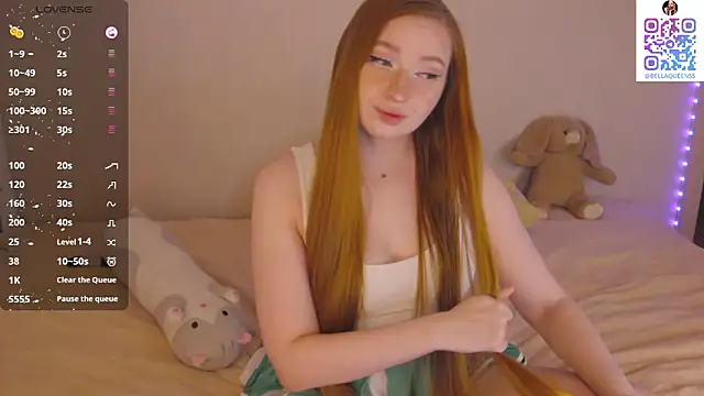 BellaQueenss online show from November 16, 2025, 10:20 am