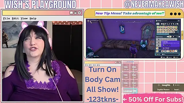 nevermakeawish online show from March 10, 2026, 10:30 am