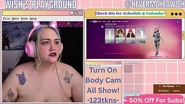 nevermakeawish online show from March 4, 2026, 4:26 pm