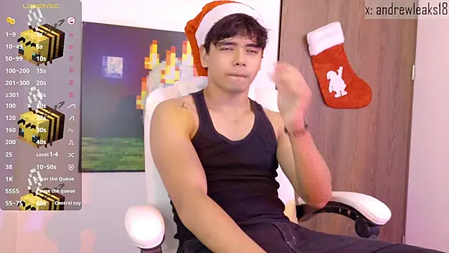 an drew18 online show from December 14, 2025, 3:24 am