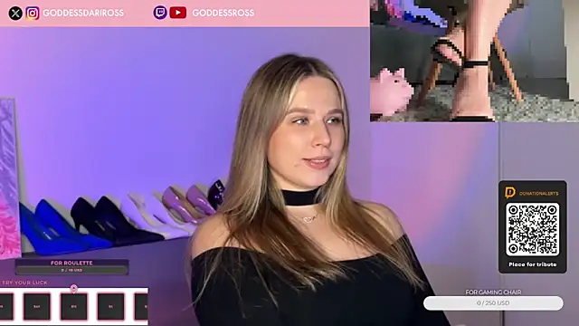 Snapshot of GoddessRoss chatting on November 7, 2025, 6:23 pm GoddessRoss online show from November 7, 2025, 6:23 pm