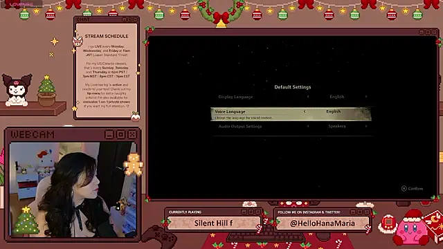 HanaMaria online show from November 26, 2025, 2:33 am