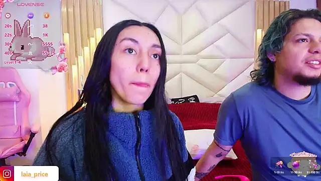 Snapshot of Laia_and_Damian chatting on November 9, 2025, 12:09 pm Laia and Damian online show from November 9, 2025, 12:09 pm