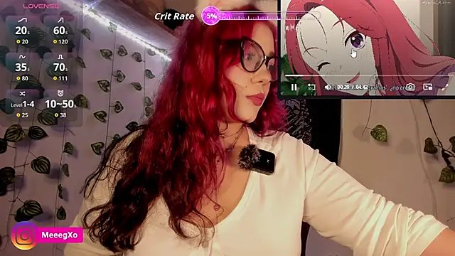 Snapshot of MegXo chatting on February 14, 2026, 6:02 am MegXo online show from February 14, 2026, 6:02 am