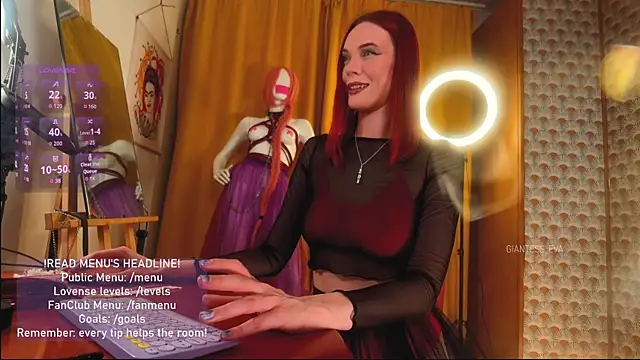 Giantess Eva online show from July 17, 2026, 7:44 pm