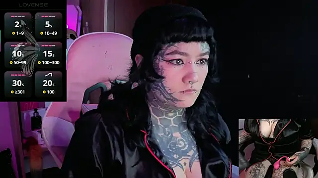 persefoneunderworld666 online show from October 10, 2025, 1:45 pm