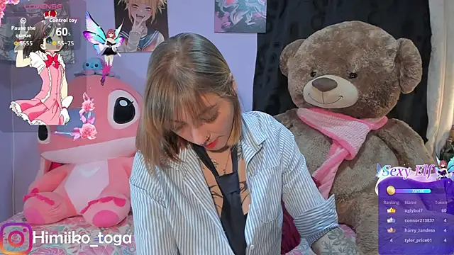 Himiiko toga online show from April 21, 2026, 1:42 am