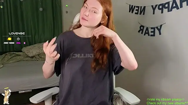 Snapshot of GingerCute chatting on January 14, 2026, 1:04 pm GingerCute online show from January 14, 2026, 1:04 pm