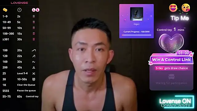 OceanCandy online show from January 11, 2026, 1:51 pm