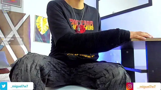   Miguel7w7 online show from January 13, 2026, 7:29 pm