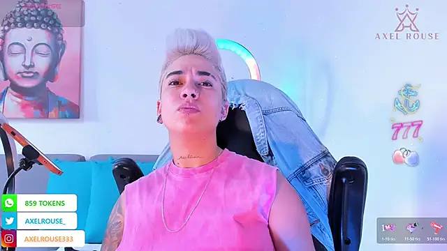 AxelRouse3 online show from March 26, 2026, 3:10 pm