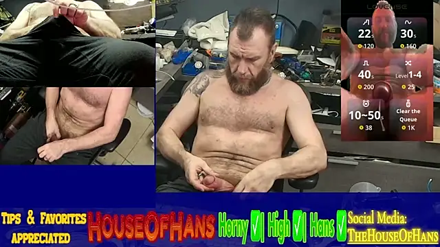 HouseOfHans online show from March 31, 2026, 10:56 pm