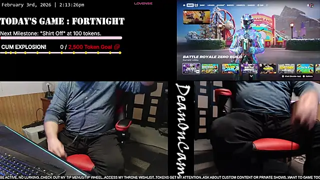 Snapshot of DeanonCam chatting on February 3, 2026, 8:14 pm DeanonCam online show from February 3, 2026, 8:14 pm