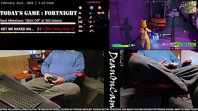 Snapshot of DeanonCam chatting on February 21, 2026, 11:23 am DeanonCam online show from February 21, 2026, 11:23 am