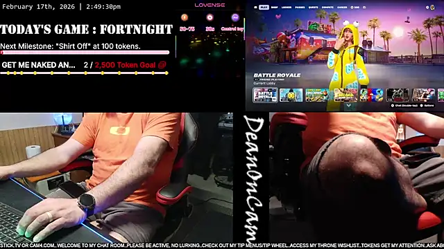 Snapshot of DeanonCam chatting on February 17, 2026, 8:50 pm DeanonCam online show from February 17, 2026, 8:50 pm