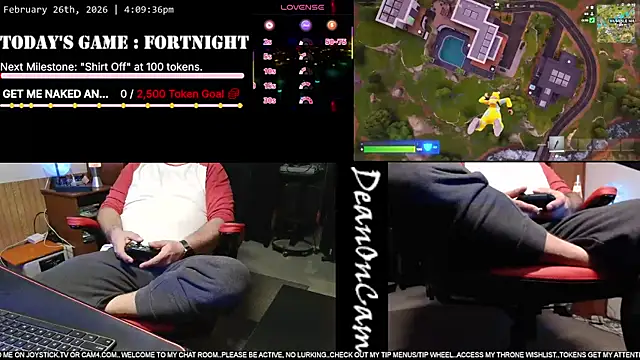 Snapshot of DeanonCam chatting on February 26, 2026, 10:10 pm DeanonCam online show from February 26, 2026, 10:10 pm