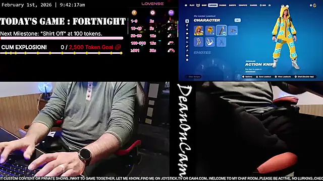 Snapshot of DeanonCam chatting on February 1, 2026, 3:43 pm DeanonCam online show from February 1, 2026, 3:43 pm