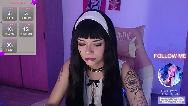 cyberd0ll66 online show from May 24, 2026, 7:19 am