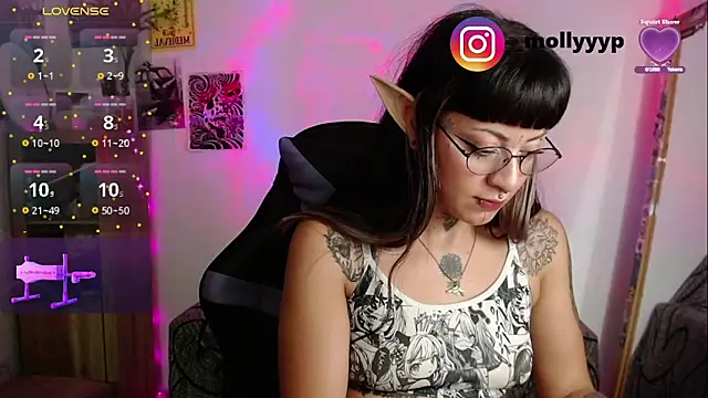 Snapshot of Mollyyp chatting on February 13, 2026, 9:09 am Mollyyp online show from February 13, 2026, 9:09 am