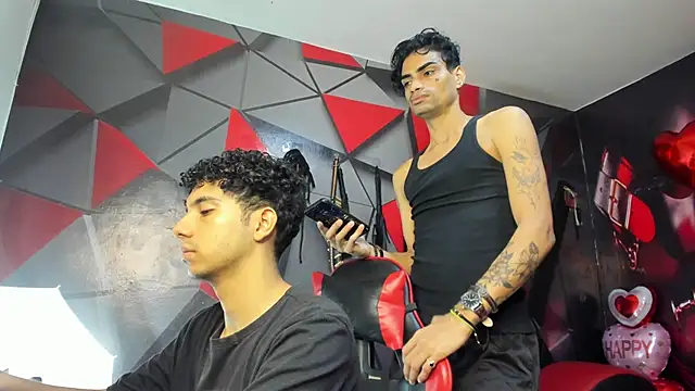 Gay Red Room online show from February 18, 2026, 2:53 am