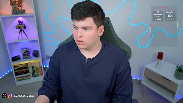 EvanCorvinx online show from February 23, 2026, 5:46 pm