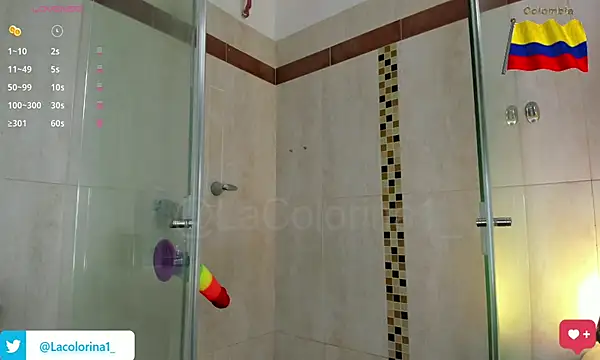 Lacolorinaa online show from July 15, 2026, 6:26 pm